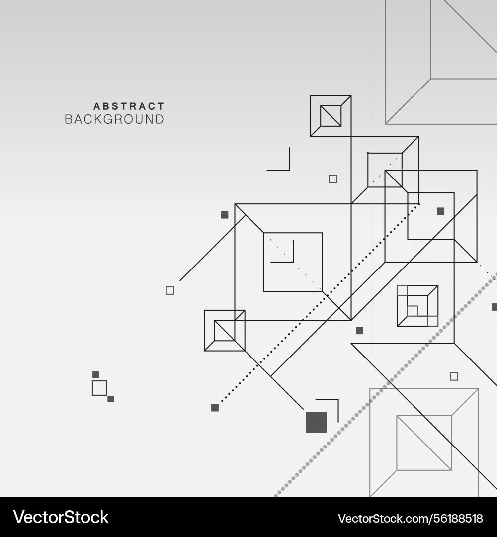 Background with geometric elements connect Background with geometric elements connect Vector Image