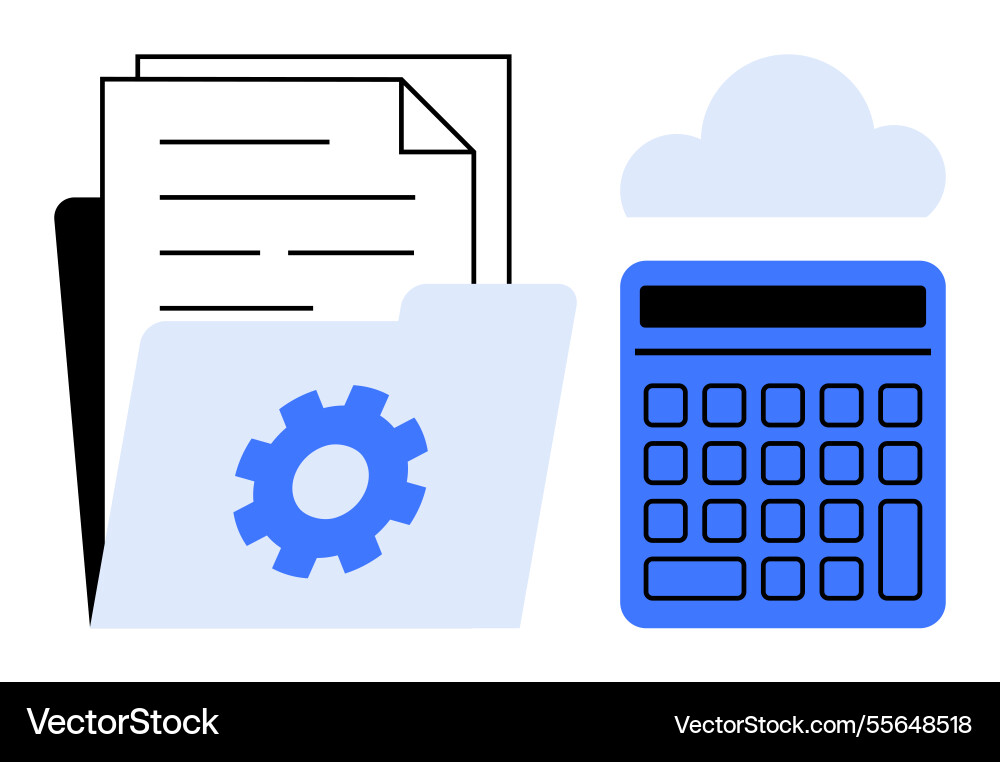 Data and file management with cloud storage Data and file management with cloud storage Vector Image