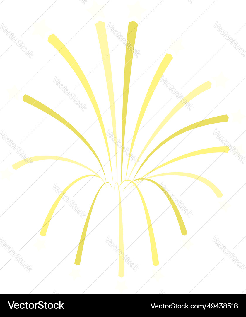 Fireworks simple element Vector Image