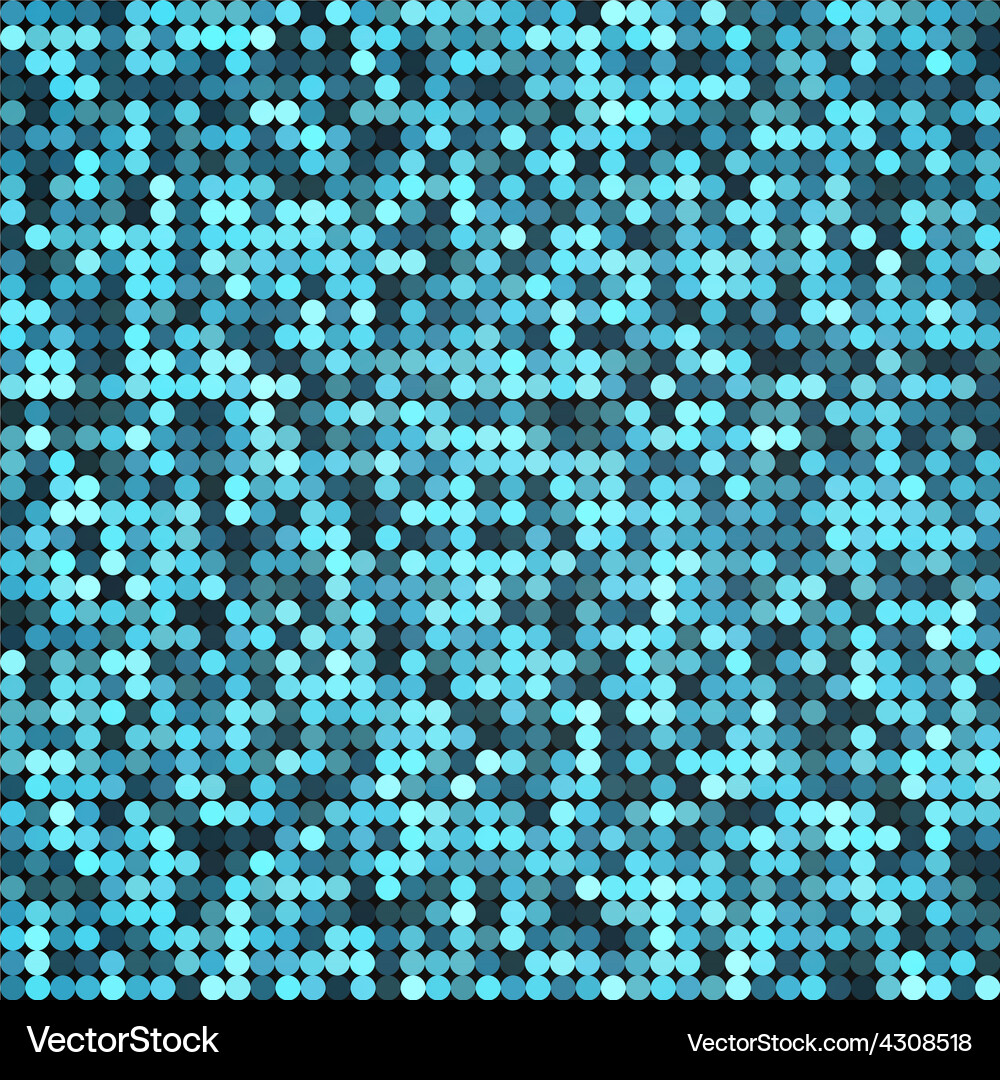Sparkling Sequins Retro Mosaic Vector Image