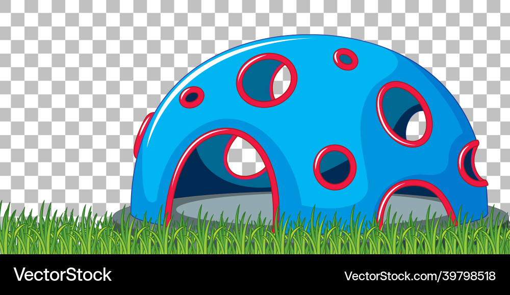 Tunnel playground on transparent background Tunnel playground on transparent background vector image