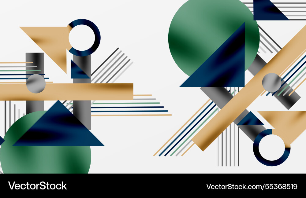 Geometric abstract background with bold shapes Geometric abstract background with bold shapes vector image