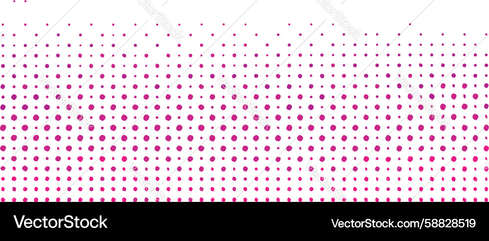 Pink halftone gradient abstract dot pattern Vector Image