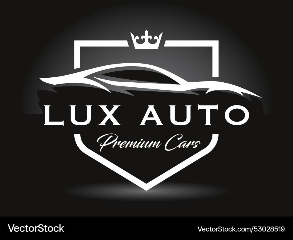 Premium Auto Logo - Luxury \u0026 Elegance – Royalty-Free Vector | VectorStock, image size:1000x819