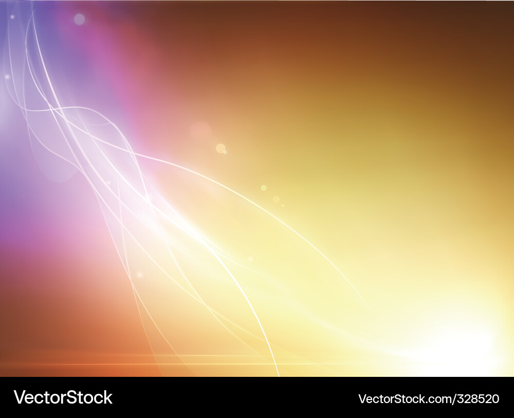 Abstract Glowing Orange Background Vector Image