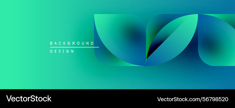 Abstract gradient design smooth flowing shapes Abstract gradient design smooth flowing shapes vector image