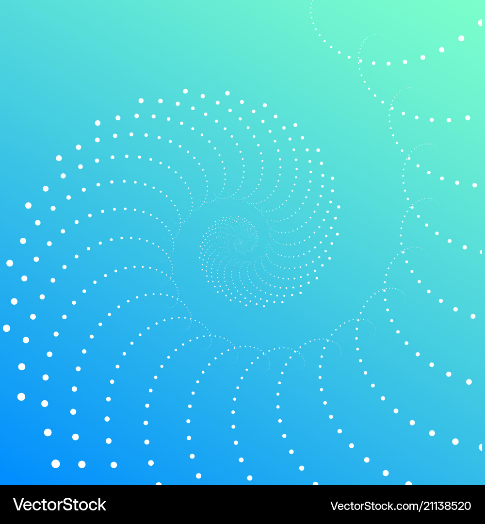 Abstract Technology Vortex Background Vector Image