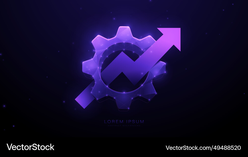 Cogwheels gears with arrows sync process icon Cogwheels gears with arrows sync process icon vector image