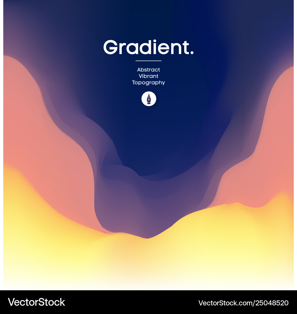 Fluid gradient background design futuristic Fluid gradient background design futuristic vector image