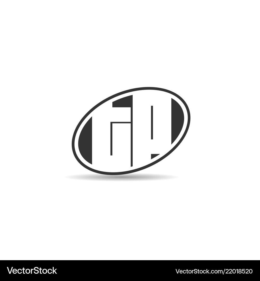 Initial letter tp logo template design vector image