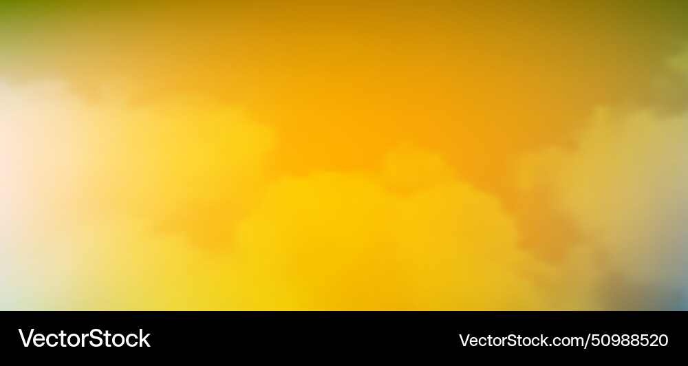 Modern colorful gradient background with clouds vector image