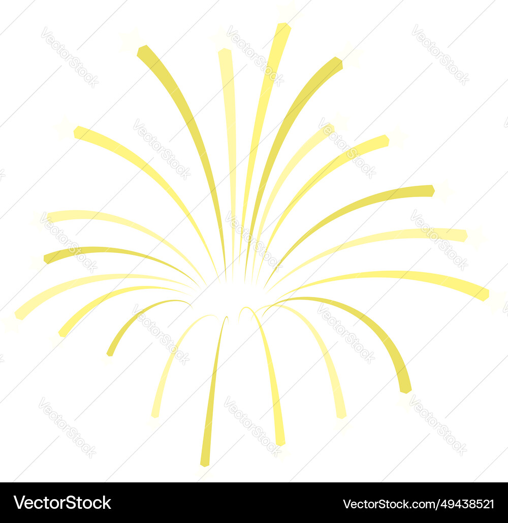 Fireworks simple element Fireworks simple element Vector Image