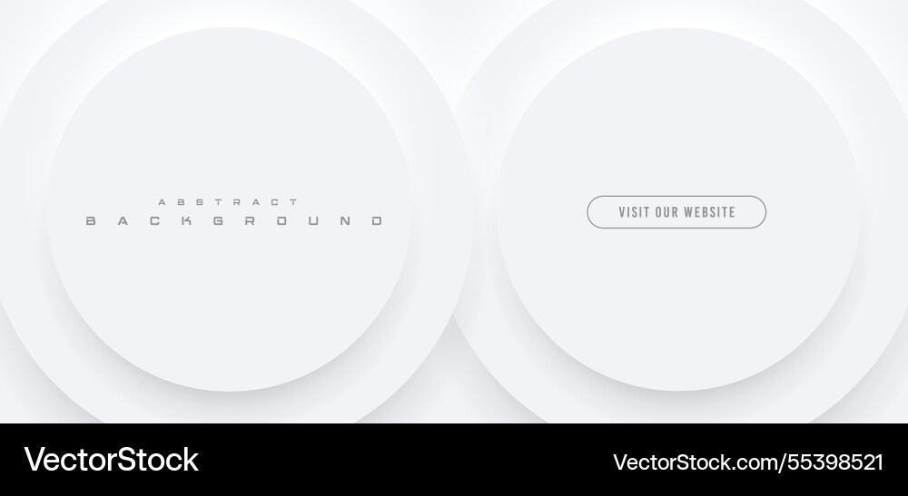 Neomorphic Abstract Tech Background Vector Image