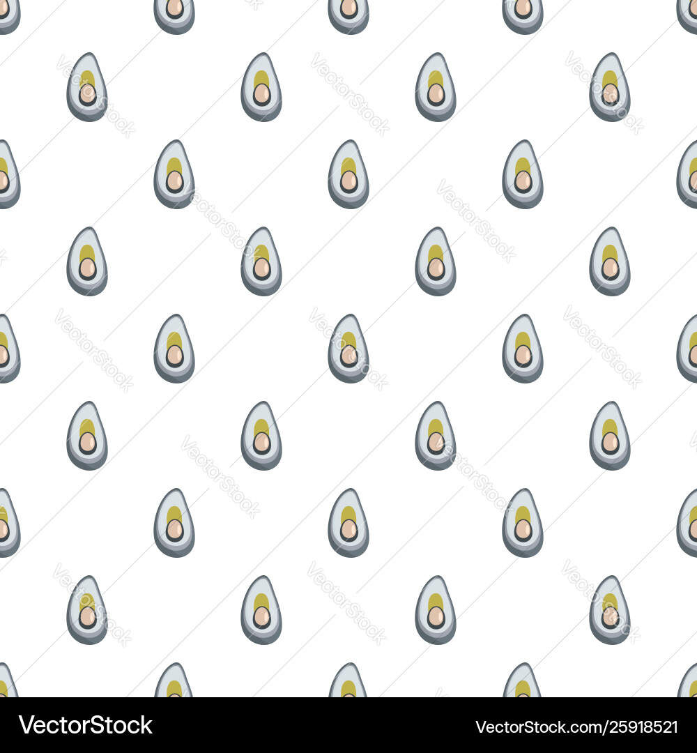 Ocean shell pattern seamless vector image