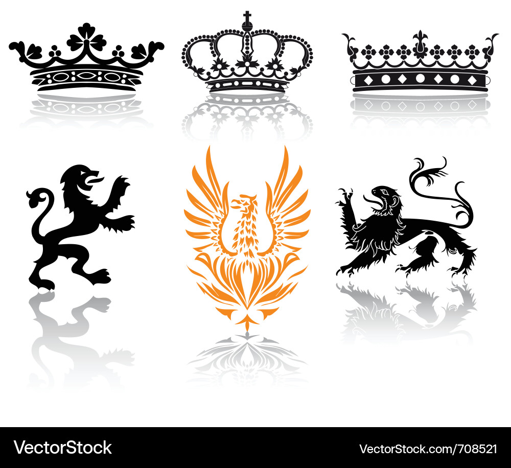 Retro set Vector Image