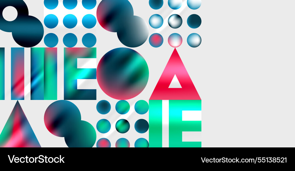 Simple shapes - circles triangles rectangles Simple shapes - circles triangles rectangles Vector Image