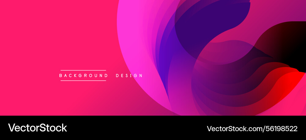 Abstract flowing shapes create dynamic gradient Abstract flowing shapes create dynamic gradient vector image
