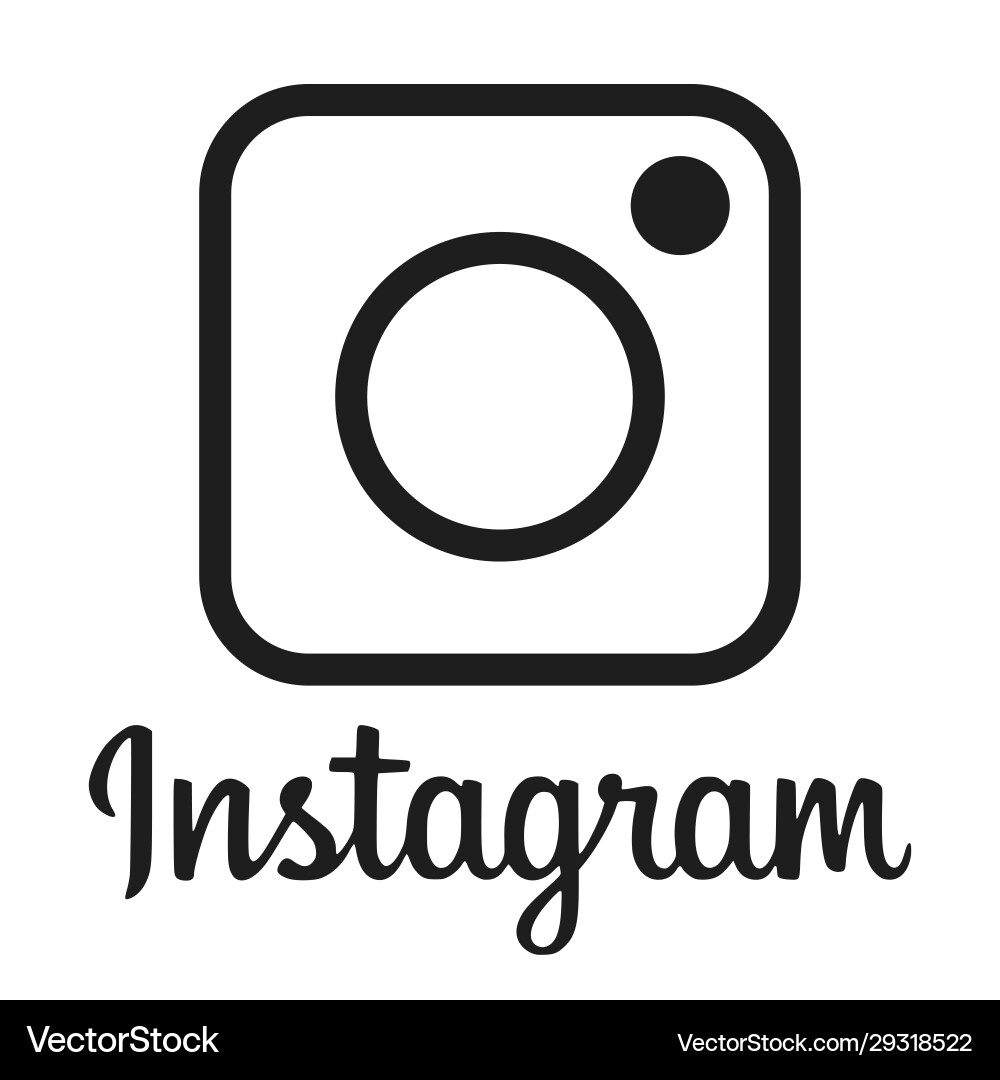 Camera lens icon instagram logo symbol Camera lens icon instagram logo symbol vector image