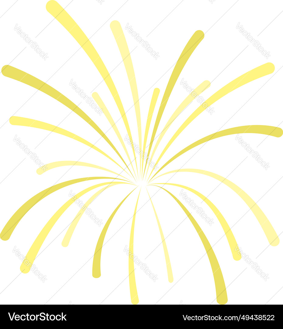 Fireworks simple element Fireworks simple element Vector Image