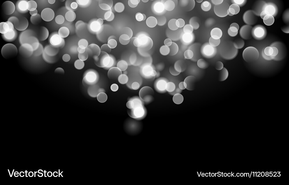 Abstract background with bokeh effect vector image