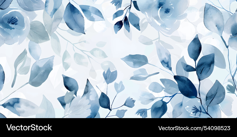 Abstract botanical in pattern background blossom Vector Image