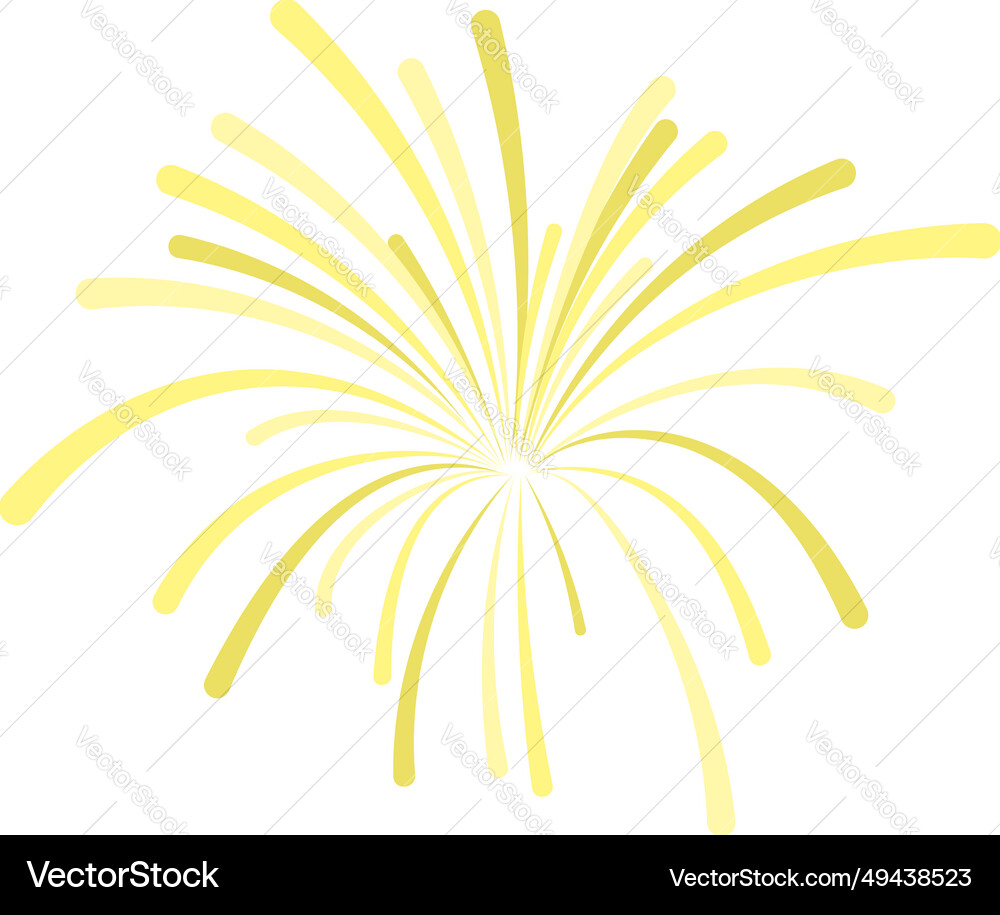 Fireworks simple element Vector Image