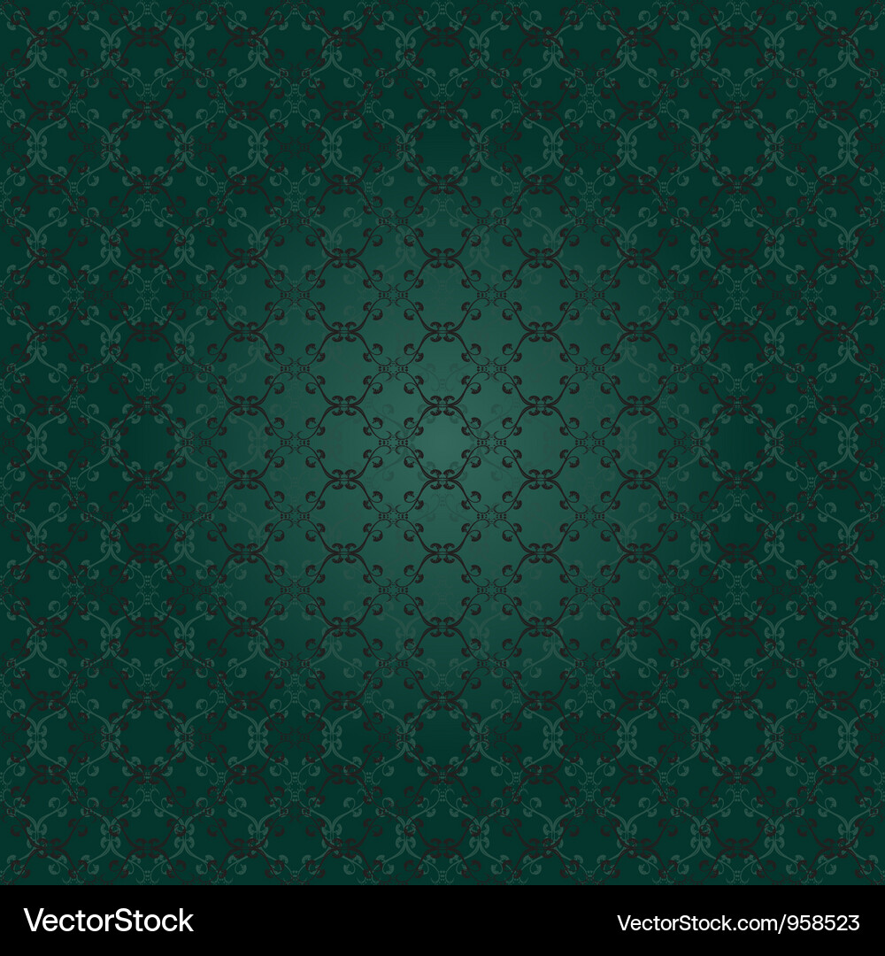 Green pattern seamless Vector Image