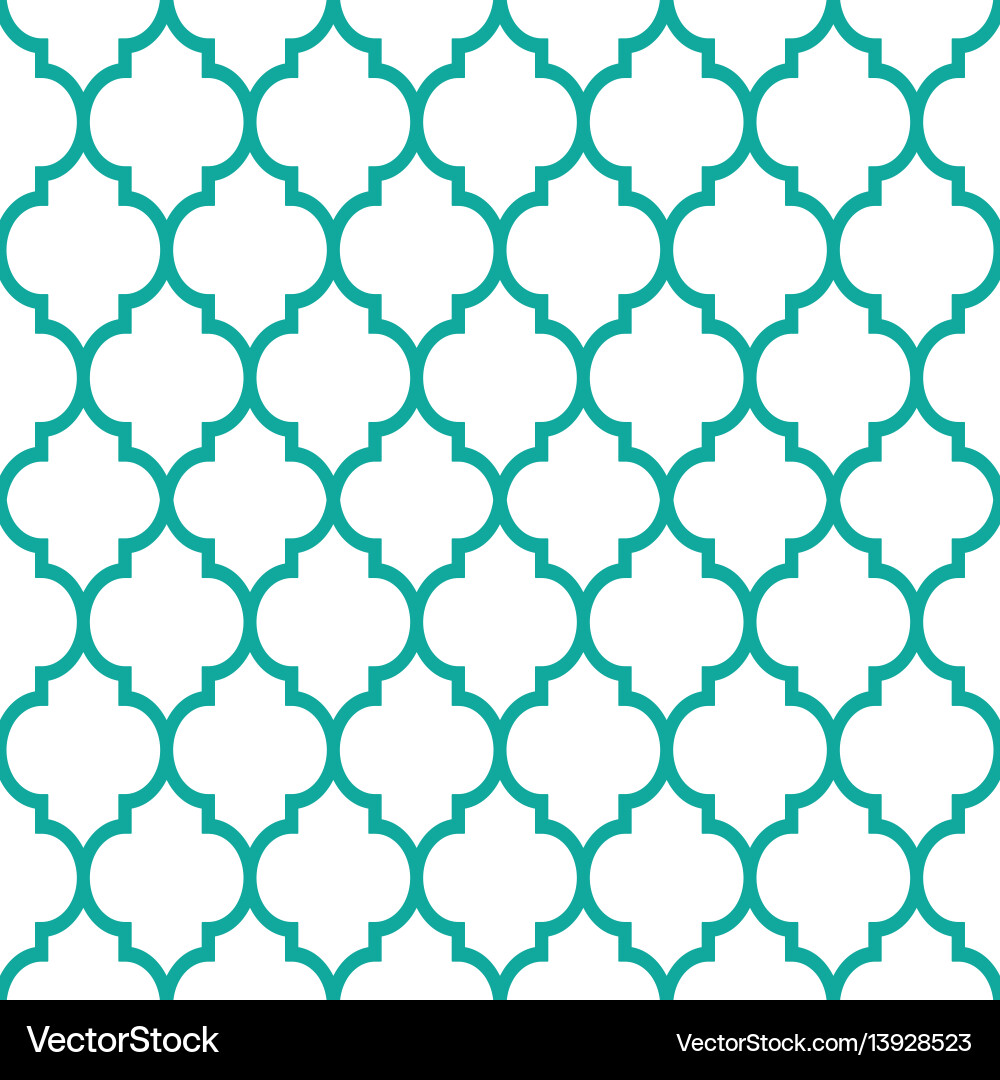 Marokkanische Fliesen Design nahtlose turqoise Muster Marokkanische Fliesen Design nahtlose turqoise Muster vektorbild