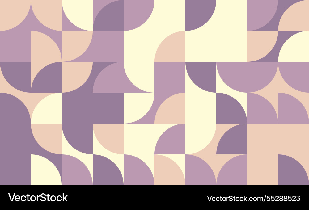 Modern abstract pattern with geometric shapes Vector Image