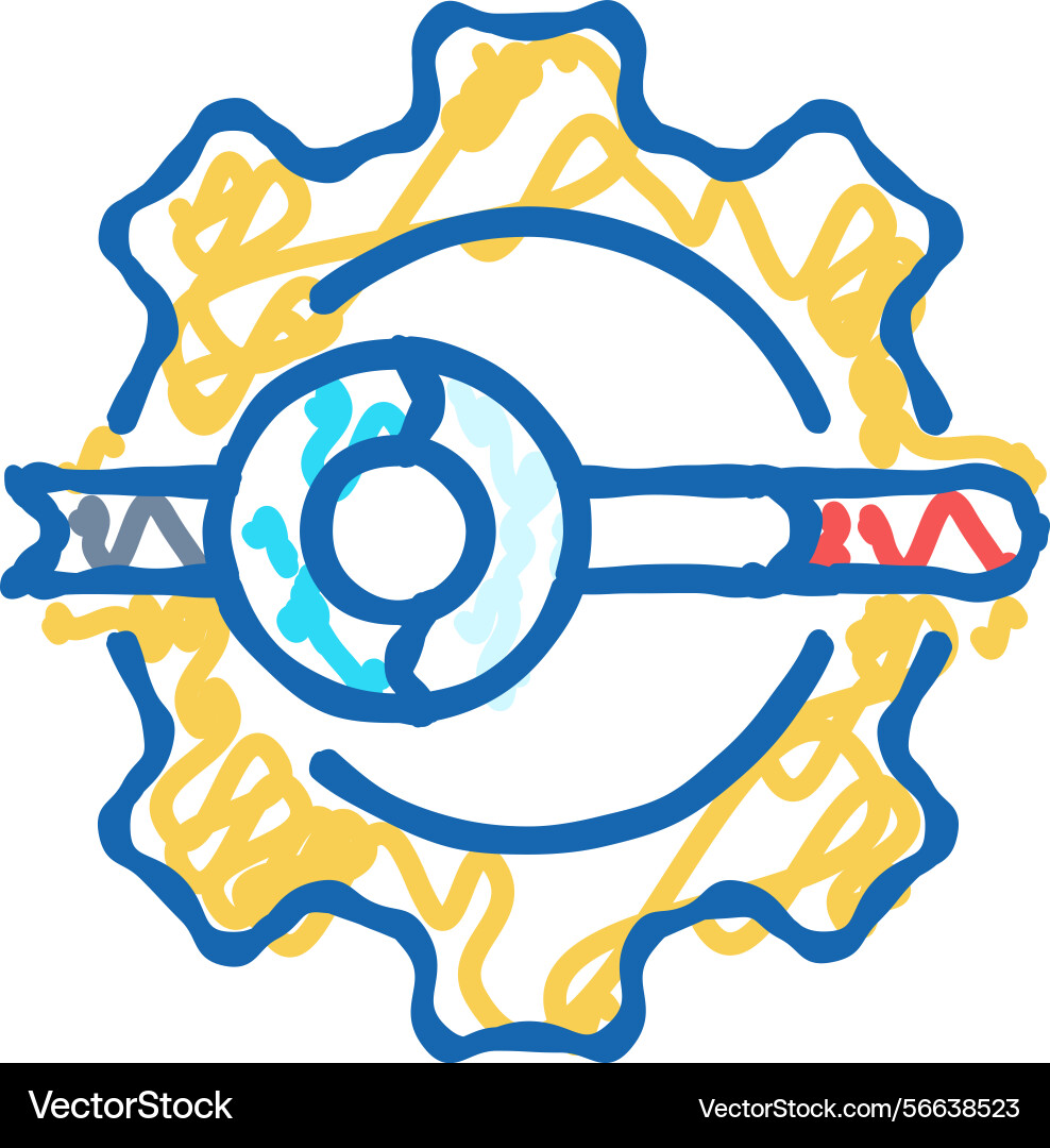 Rapid application development software icon doodle Rapid application development software icon doodle vector image