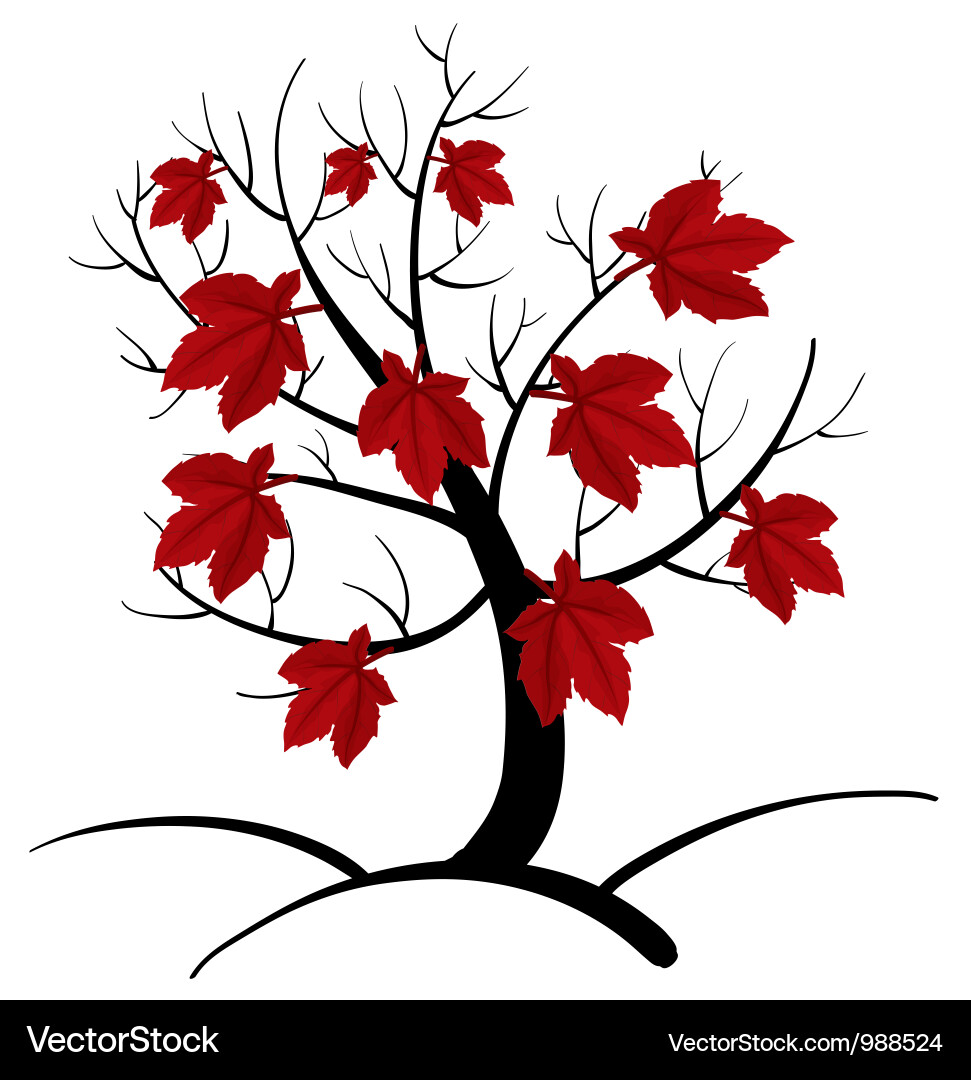 Abstract tree Vector Image