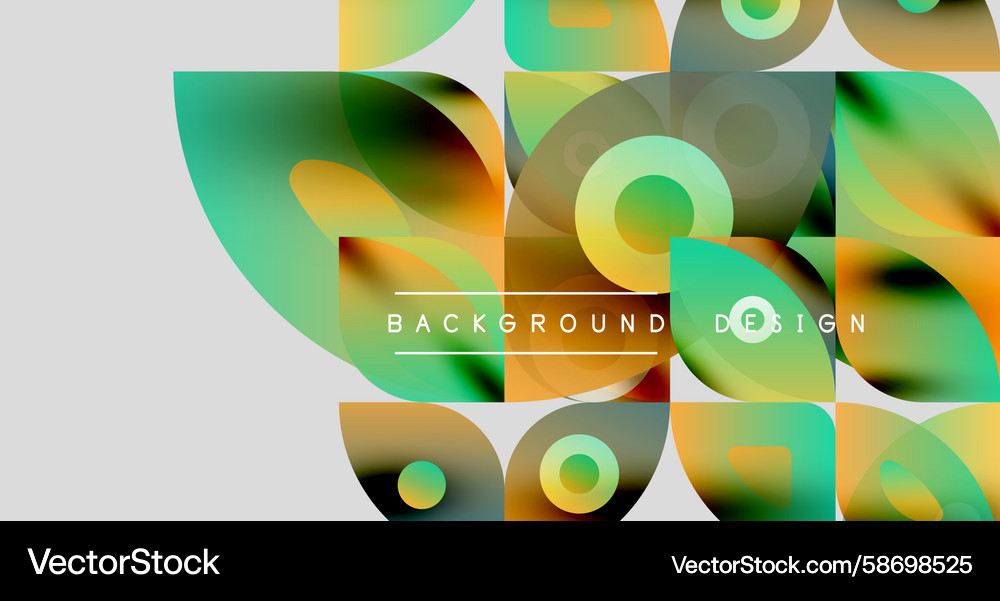 Abstract geometric shapes overlap creating Abstract geometric shapes overlap creating Vector Image