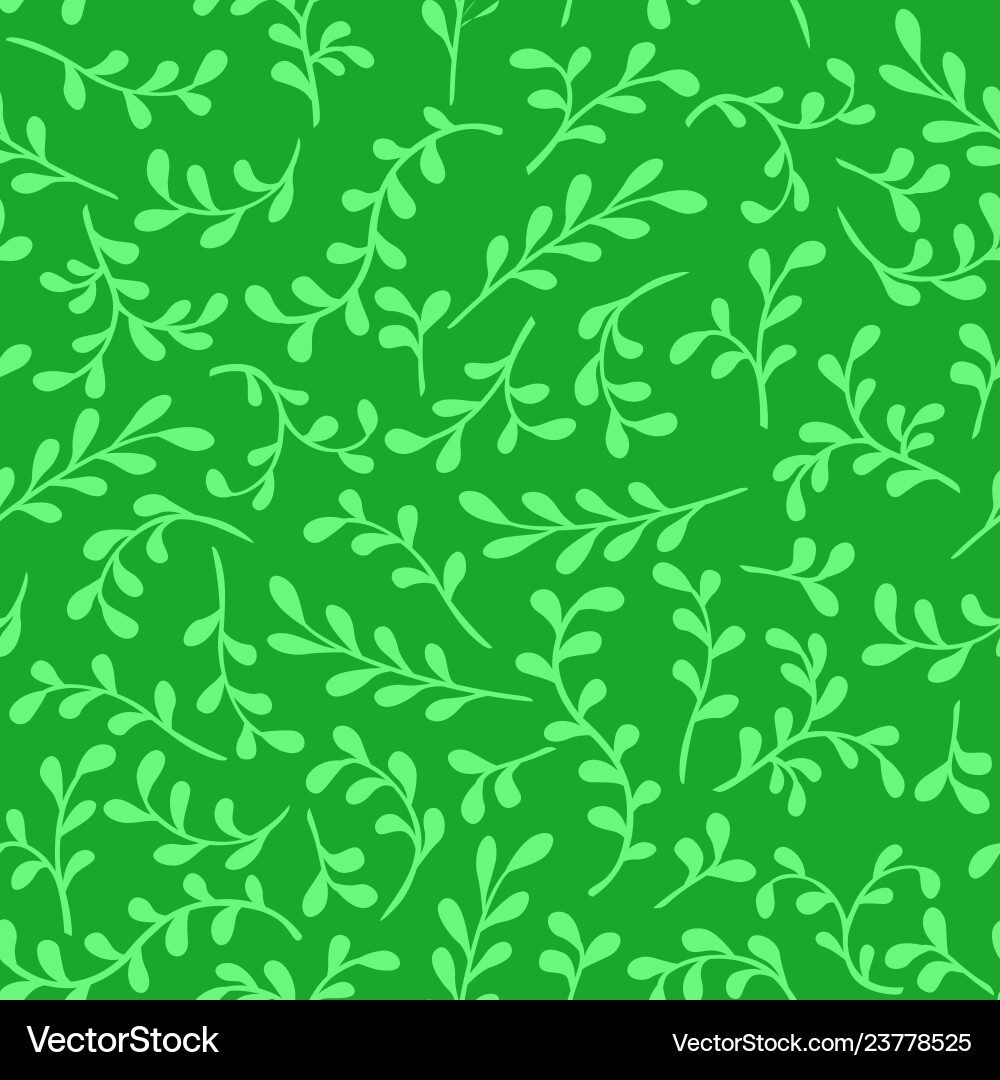 Seamless Branch Pattern vector image