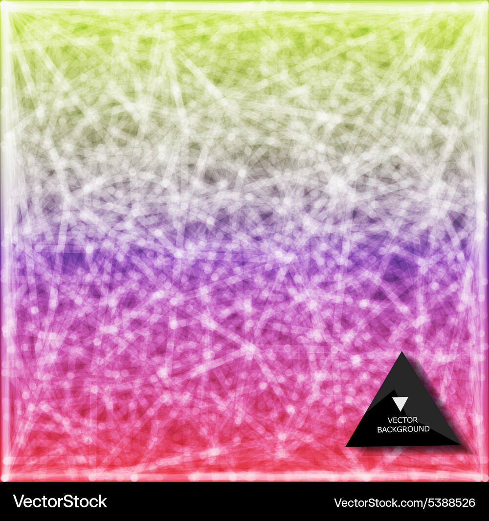 Abstract rainbow web background triangles Vector Image