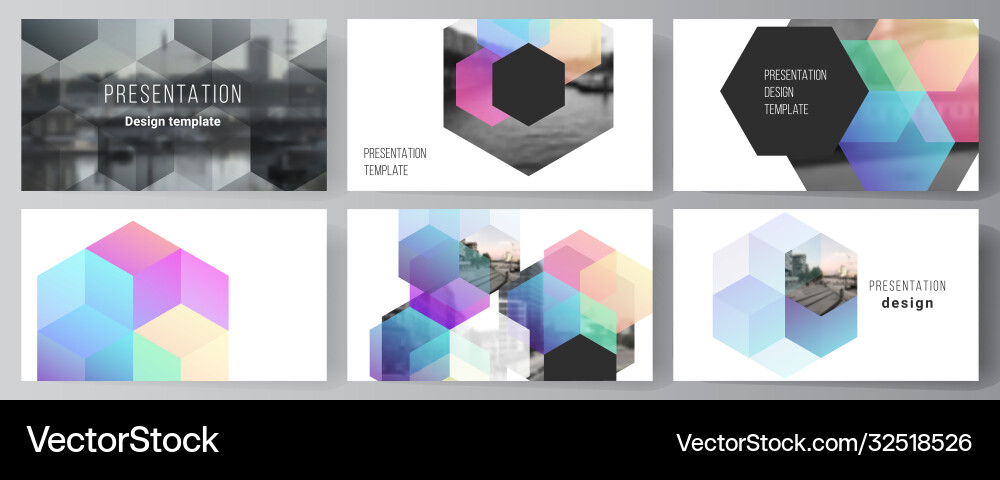 Layout presentation slides design Layout presentation slides design vector image