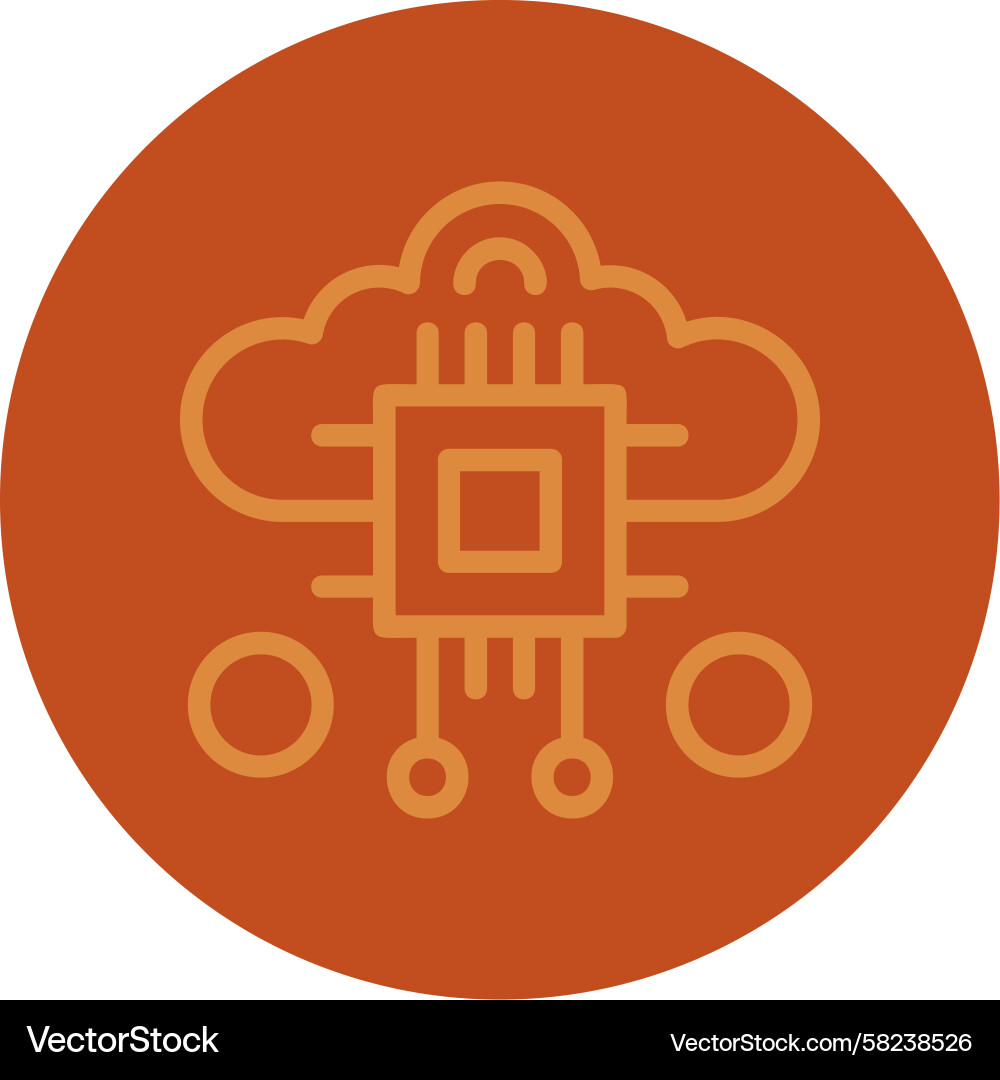 Swarm Dynamics Multi-Color Icon Vector Image