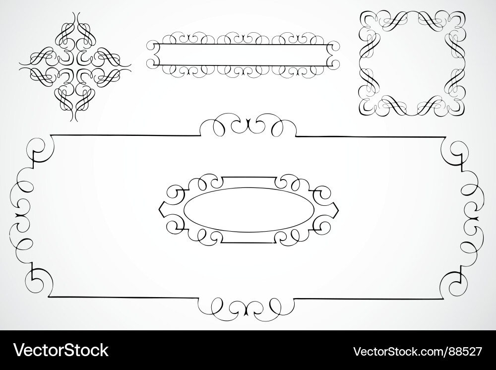 Certificate frames Vector Image