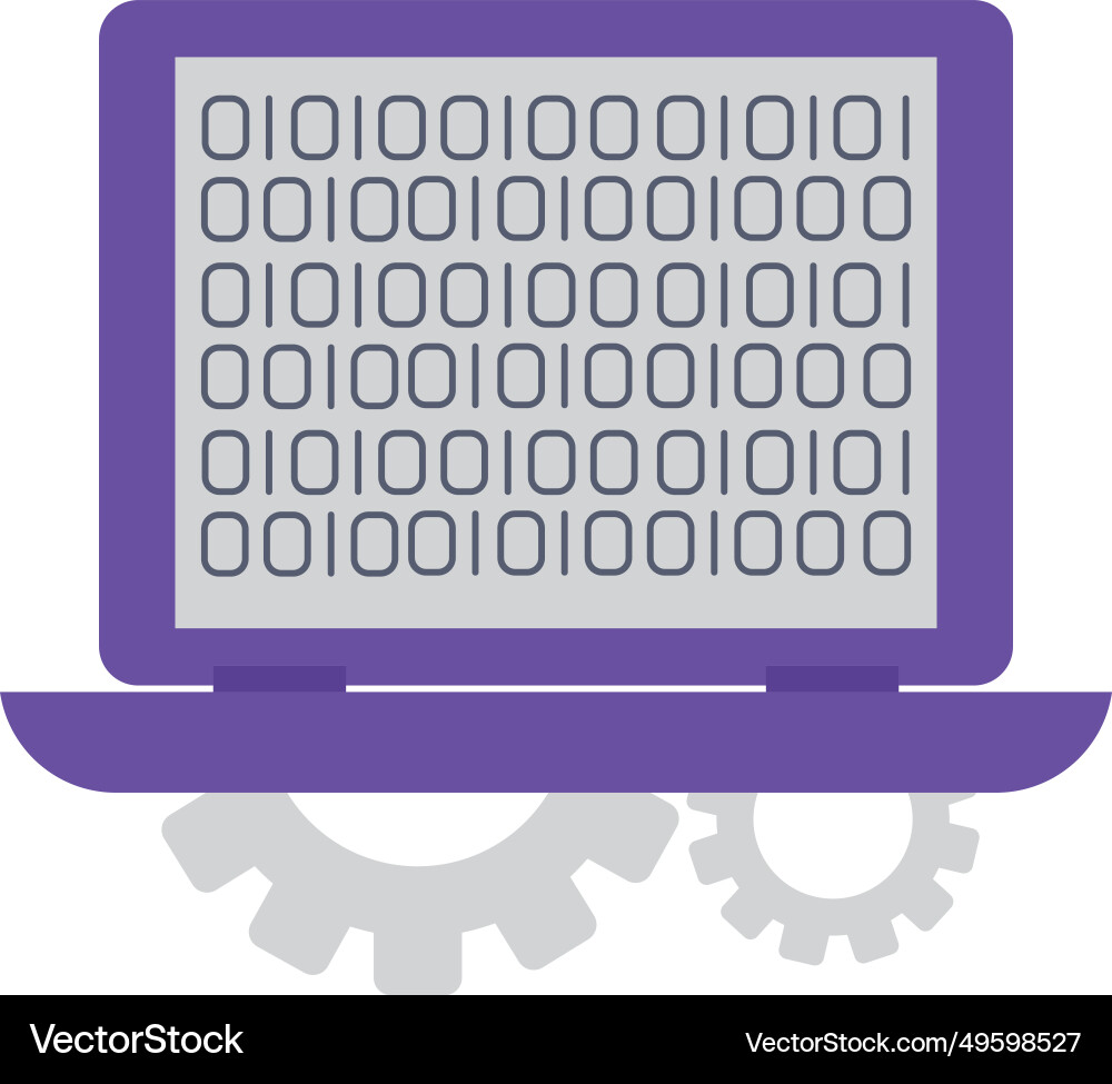 Database backup vector image