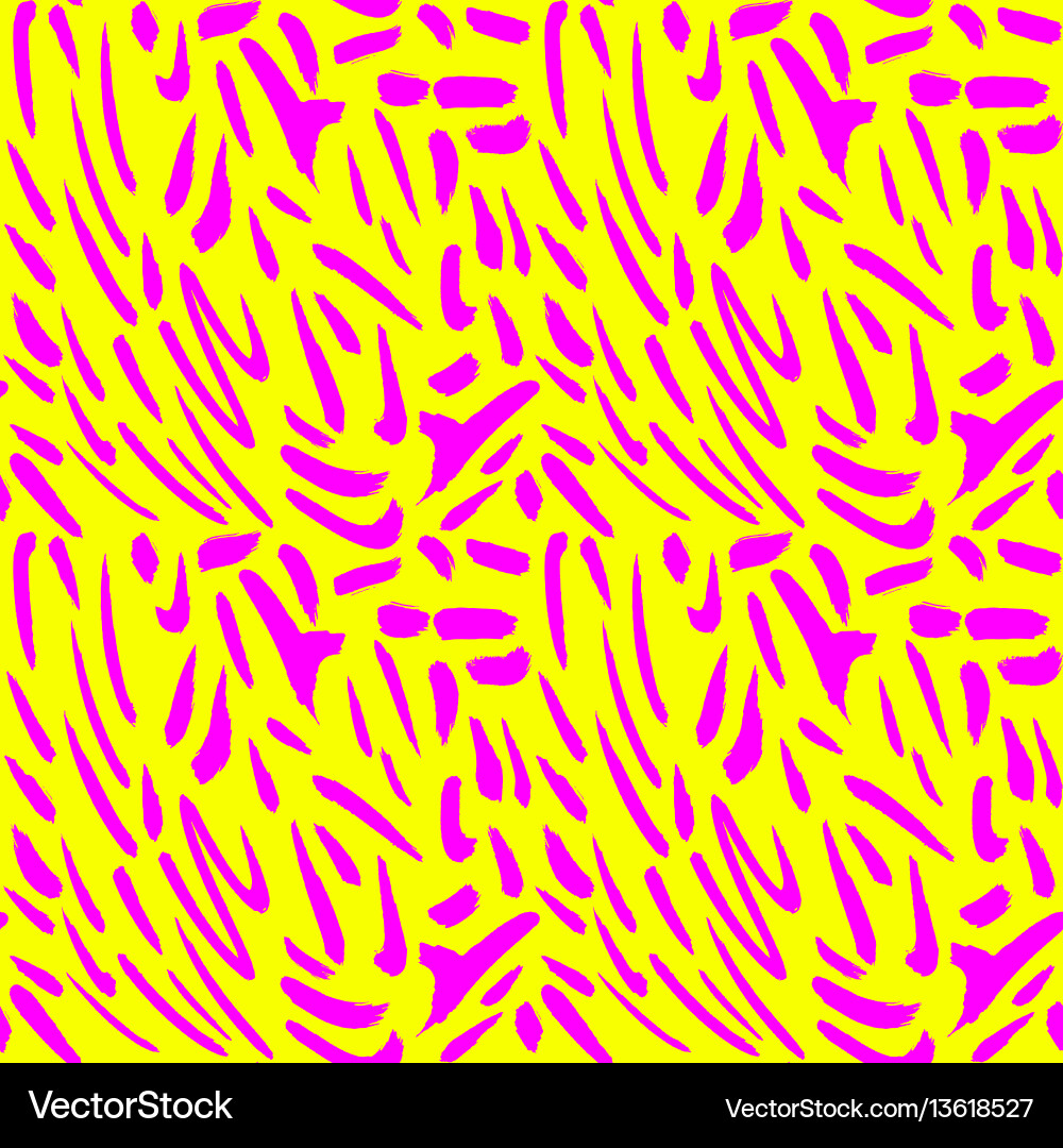 Neon Brush Pattern vector image