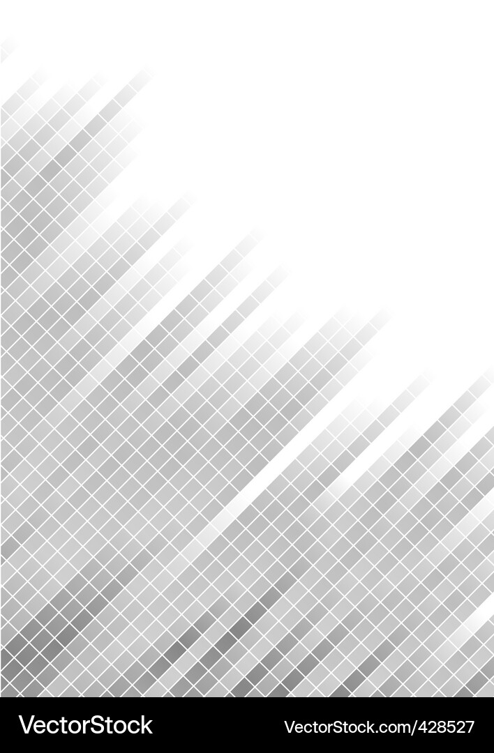 Silver Square Gradient Background Vector Image