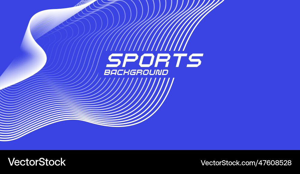 Abstract background with dynamic waves Vector Image