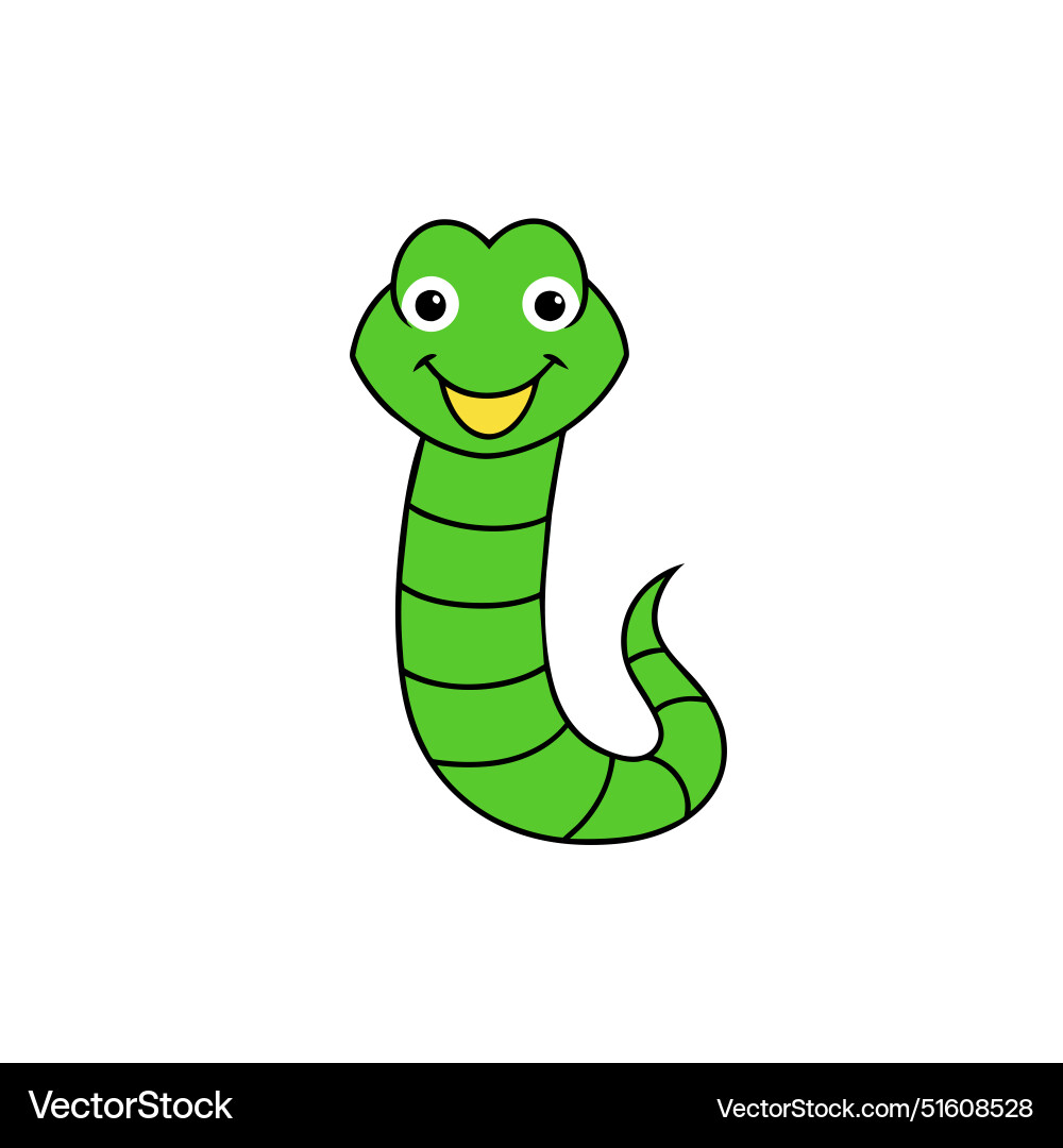 Ball python sits icon vector image
