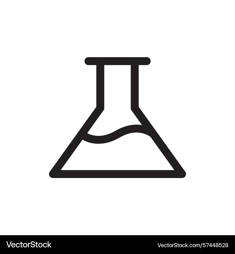 Flask icon Flask icon vector image