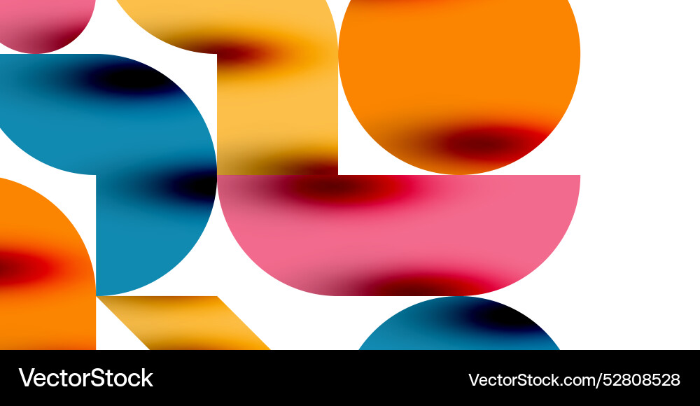 Shadow effect shiny circles and round triangles Shadow effect shiny circles and round triangles Vector Image
