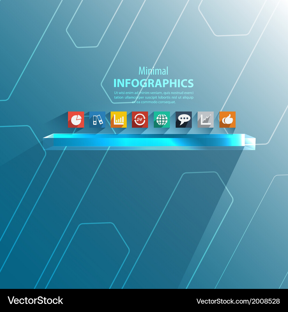 Universal flat icons for web and mobile Vector Image