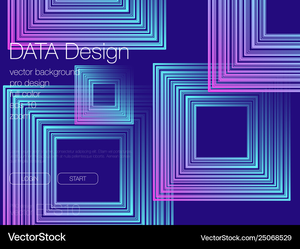 Abstract blend background template for web site vector image
