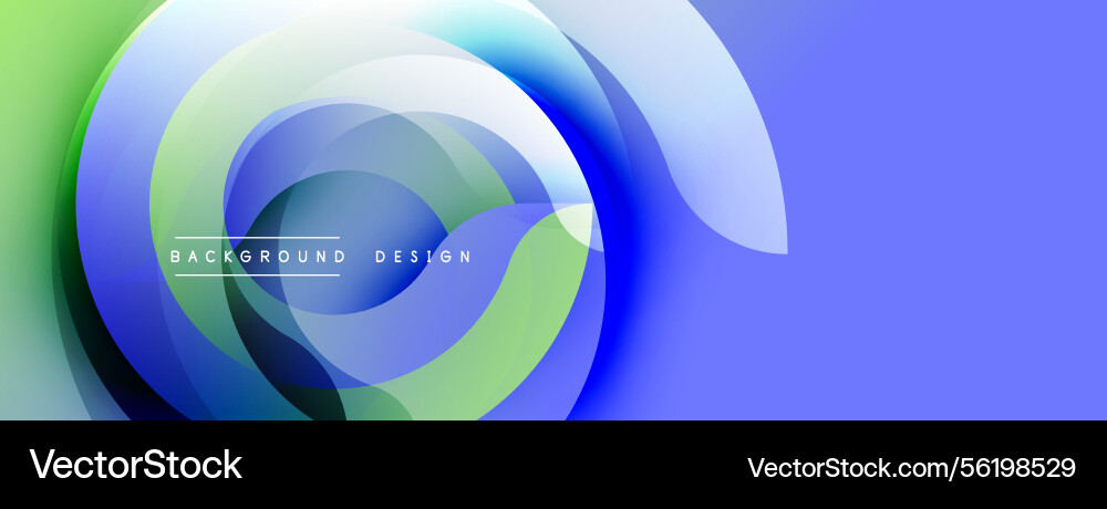 Abstract swirling layers create dynamic visual Vector Image