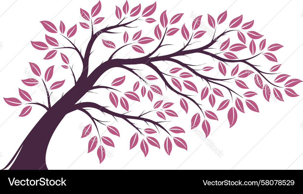 Autumn Sparse Tree Vector Image
