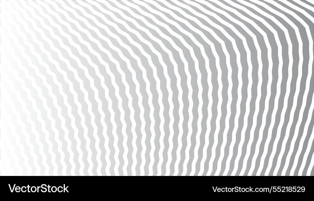 Grey abstract background with curve stripes line Vector Image