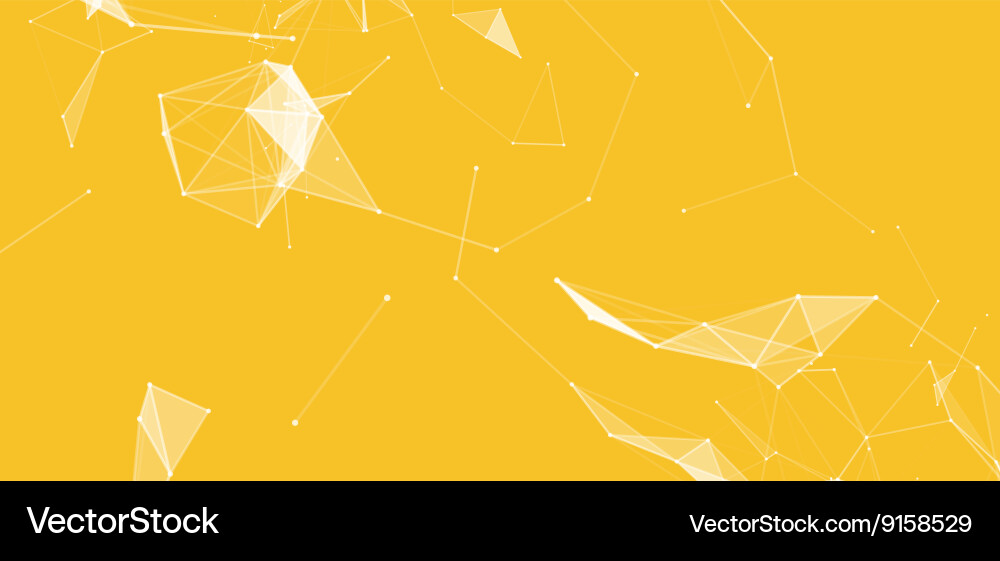 Virtual abstract background with particle vector image